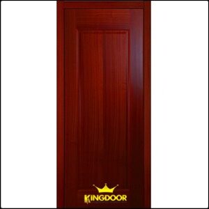 Cửa gỗ công nghiệp HDF veneer KD.1B-Căm Xe