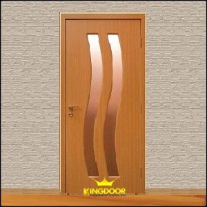Cửa gỗ công nghiệp MDF phủ PVC KD.1061