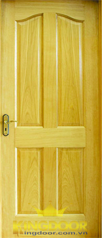 Lõi cửa bằng gỗ tự nhiên đã được tẩm sấy, độ dày cánh từ 40mm, độ dày khung tiêu chuẩn 40 x 110mm. Bề mặt phủ sơn công nghiệp hoặc sơn pu.