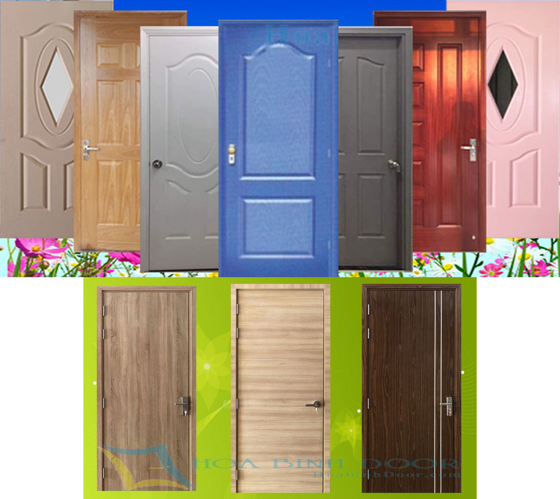 báo giá cửa gỗ công nghiệp 