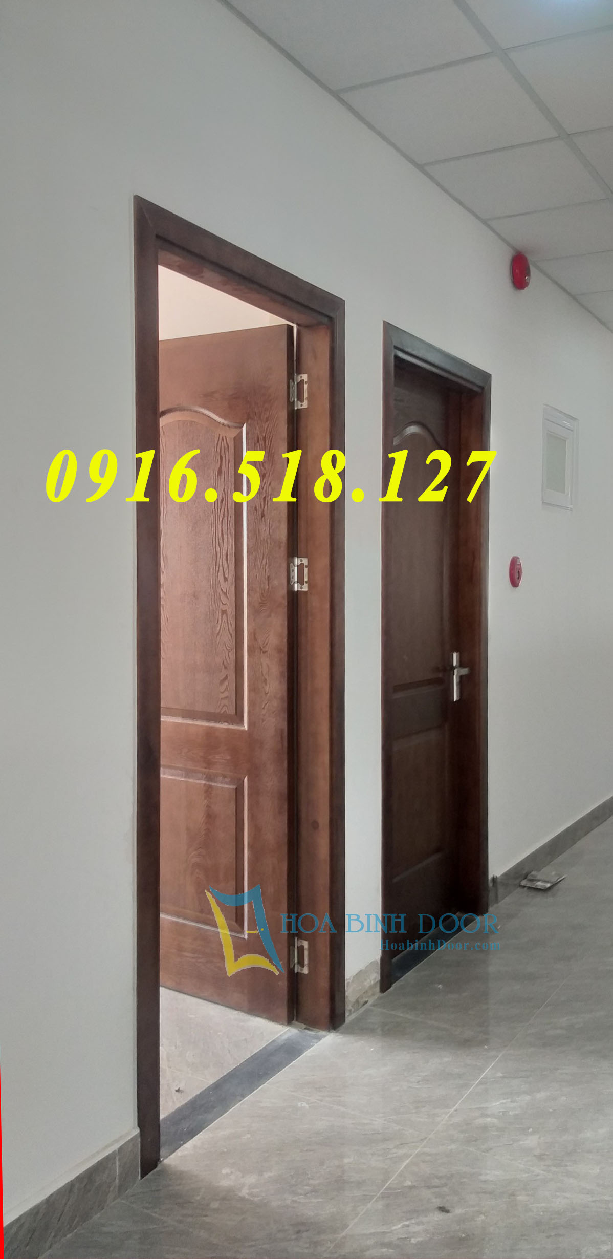 hình ảnh cửa gỗ công nghiệp hdf veneer