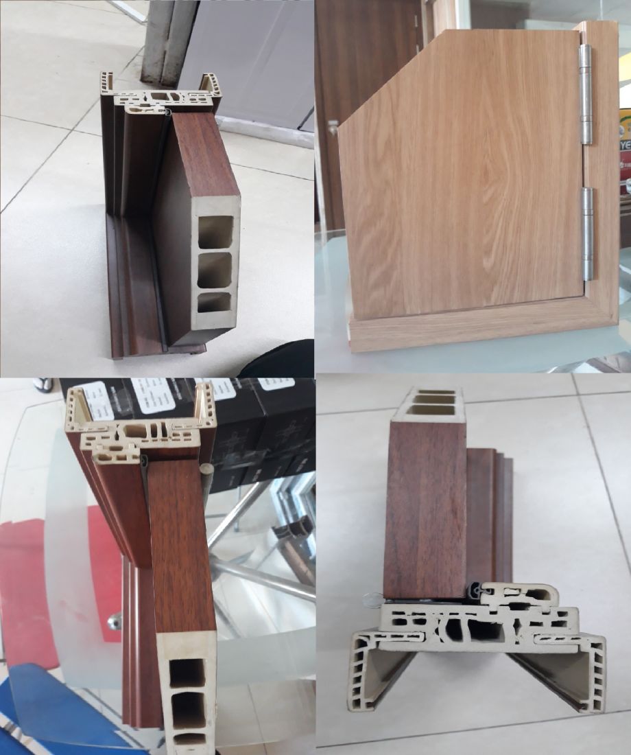 Gía cửa nhựa gỗ composite 