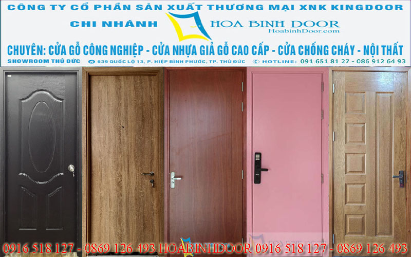 Cửa gỗ công nghiệp MDF tại Ninh Thuận | Cửa Gỗ An Cường Cao Cấp