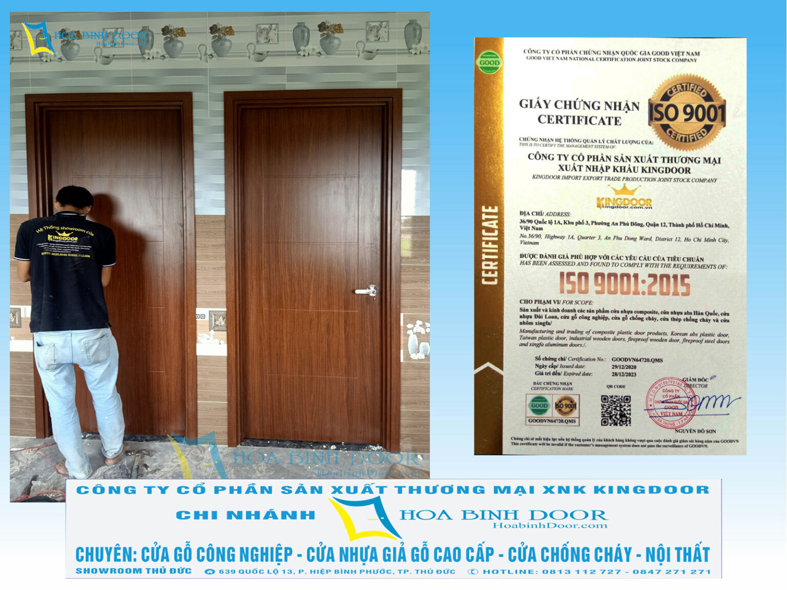 Quy Trình Sản Xuất Cửa Gỗ Công Nghiệp Tại Quận 12 Hoabinhdoor