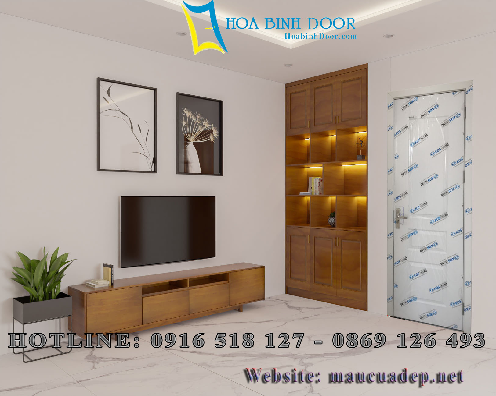 Cửa Nhựa ABS Cho Phòng Trọ - Cửa Nhựa Giả Gỗ Giá Rẻ Top 1