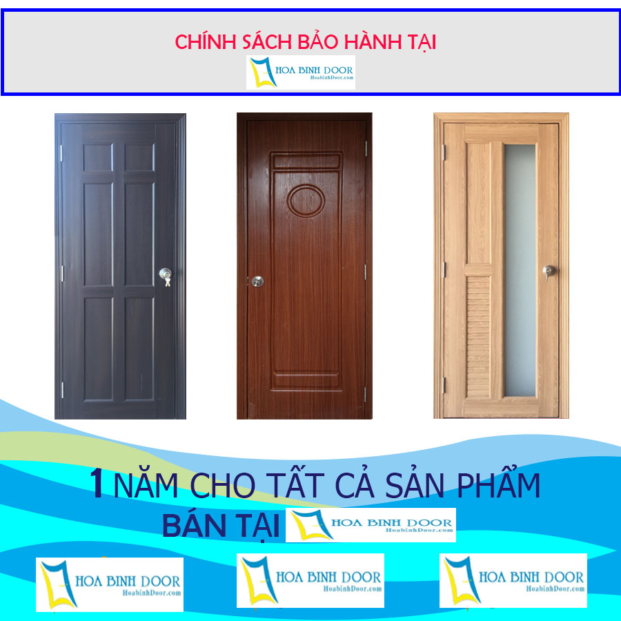 Nội, ngoại thất: Giá Cửa Nhựa Đài Loan 2022 – Mẫu Cửa Đẹp HOABINHDOOR V-1