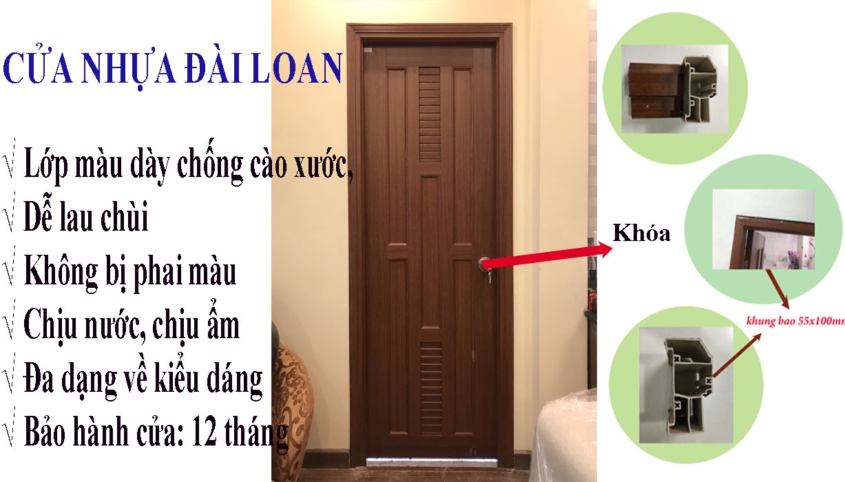 Nội, ngoại thất: Báo Giá + Mẫu Cửa Nhựa PVC Dành Cho Nhà Vệ Sinh Mới Nhất H