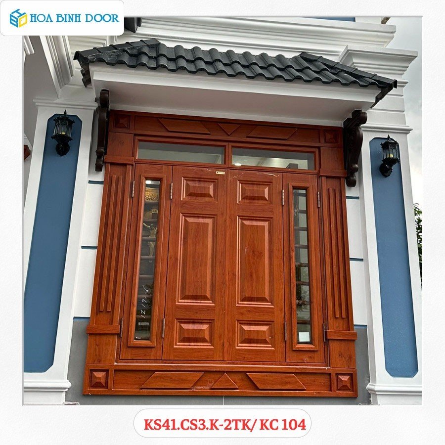 Giá cửa thép vân gỗ tại Bình Tân