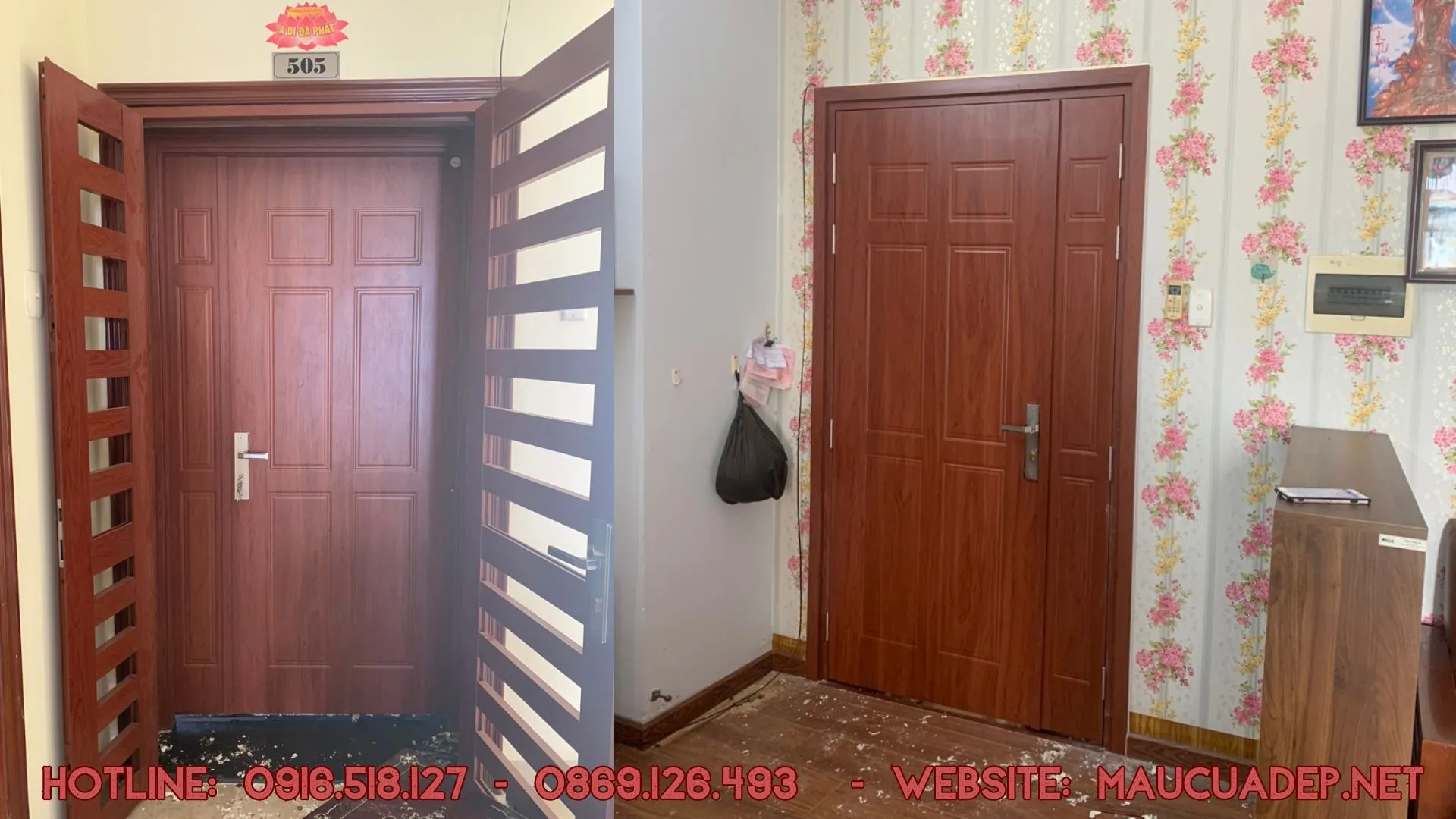 Giá cửa nhựa composite cao cấp