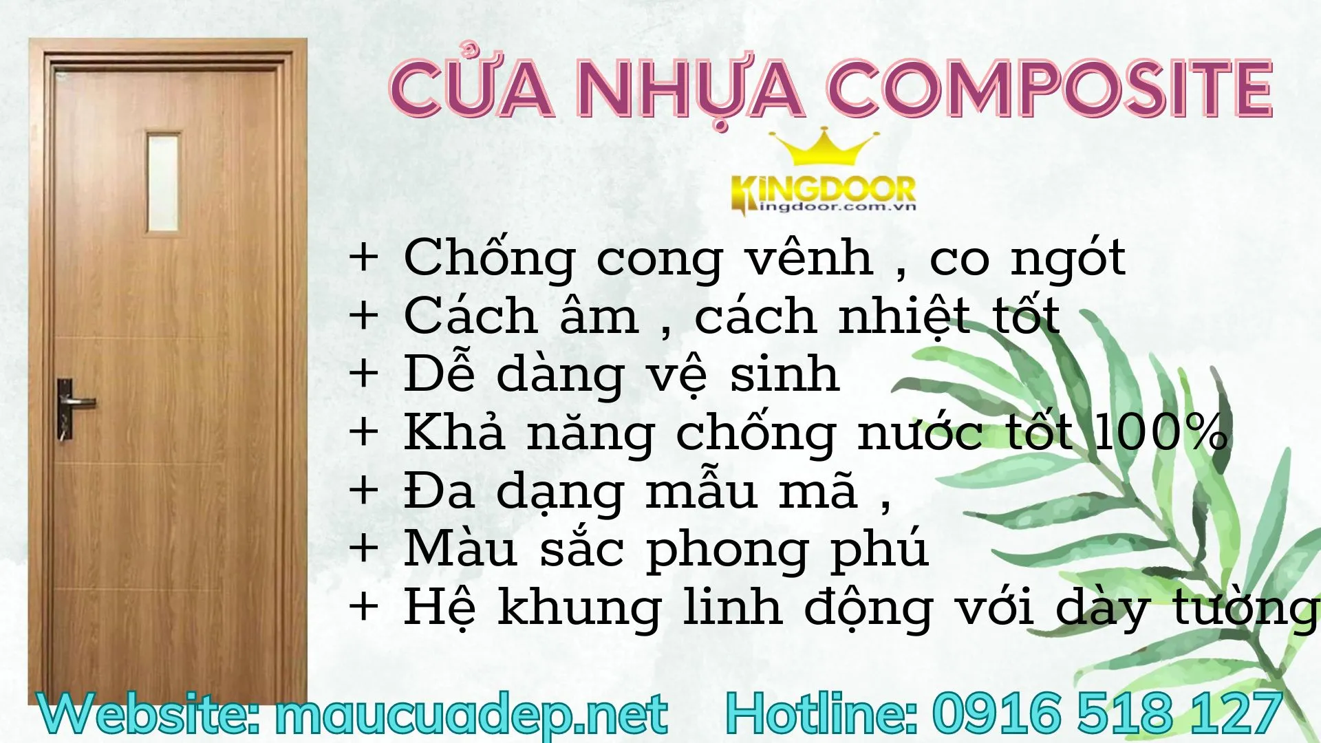Cửa nhựa composite tại Bảo Lộc