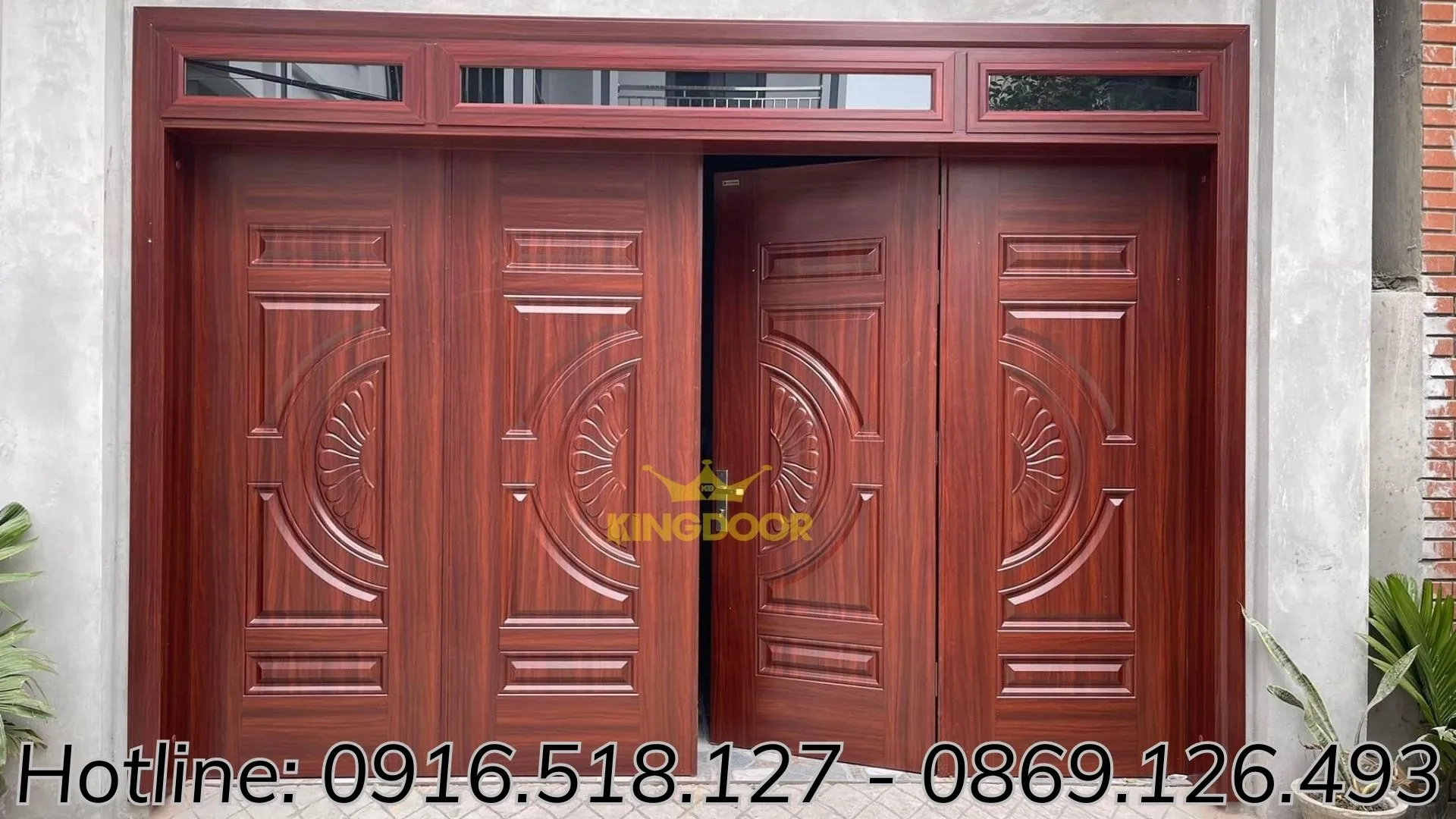 Báo giá cửa thép vân gỗ tại Di Linh Lâm Đồng