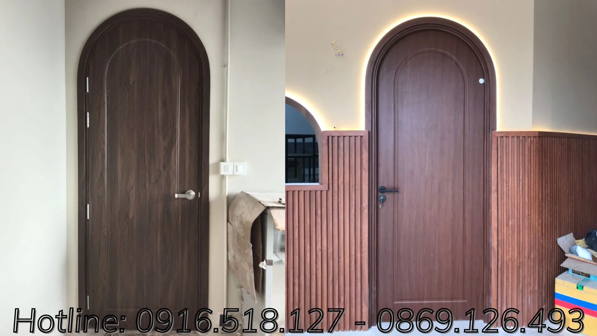 Báo giá cửa vòm nhựa composite tại Trà Vinh