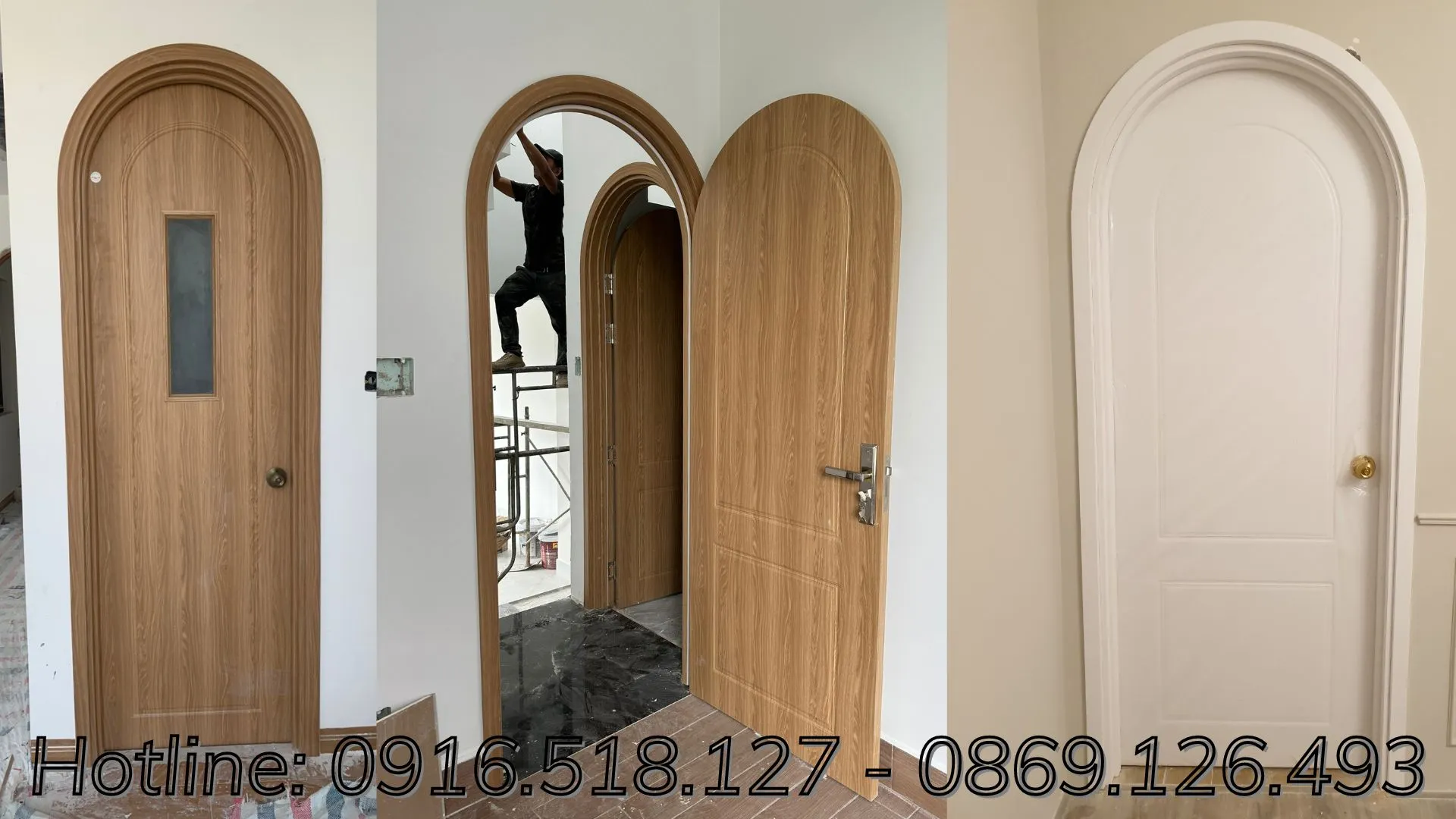 Báo giá cửa vòm nhựa composite tại Trà Vinh