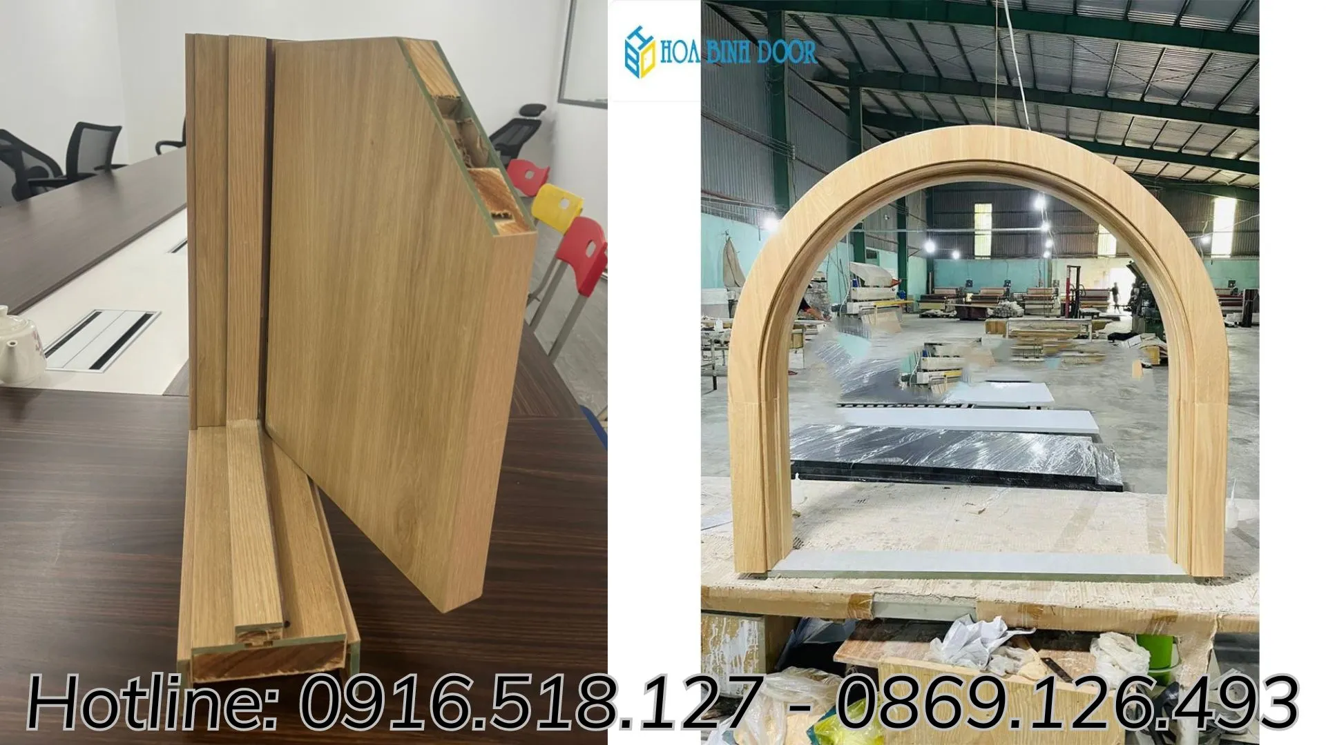 Báo giá cửa vòm gỗ công nghiệp đẹp