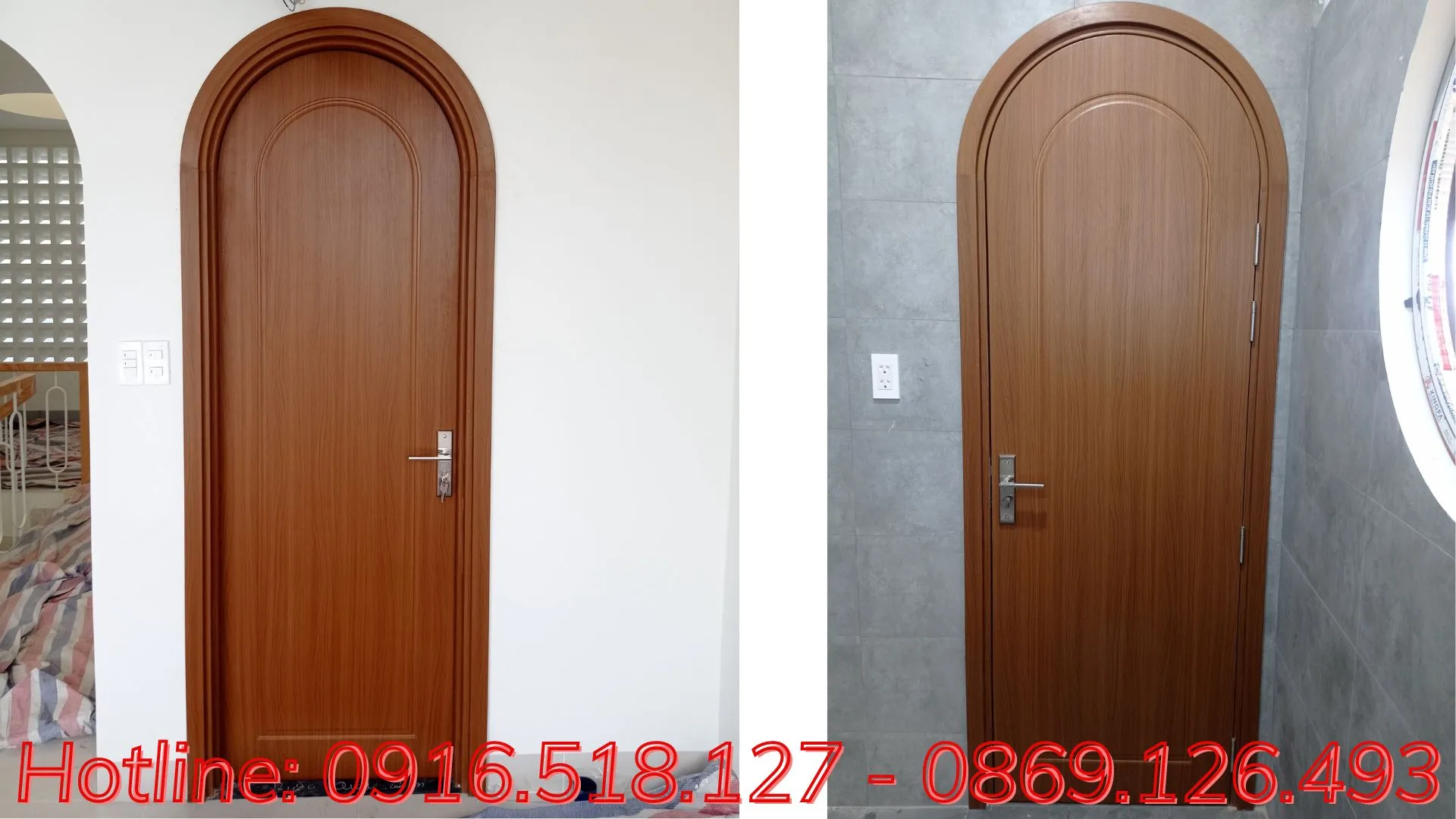 Báo giá cửa vòm nhựa composite tại Trà Vinh