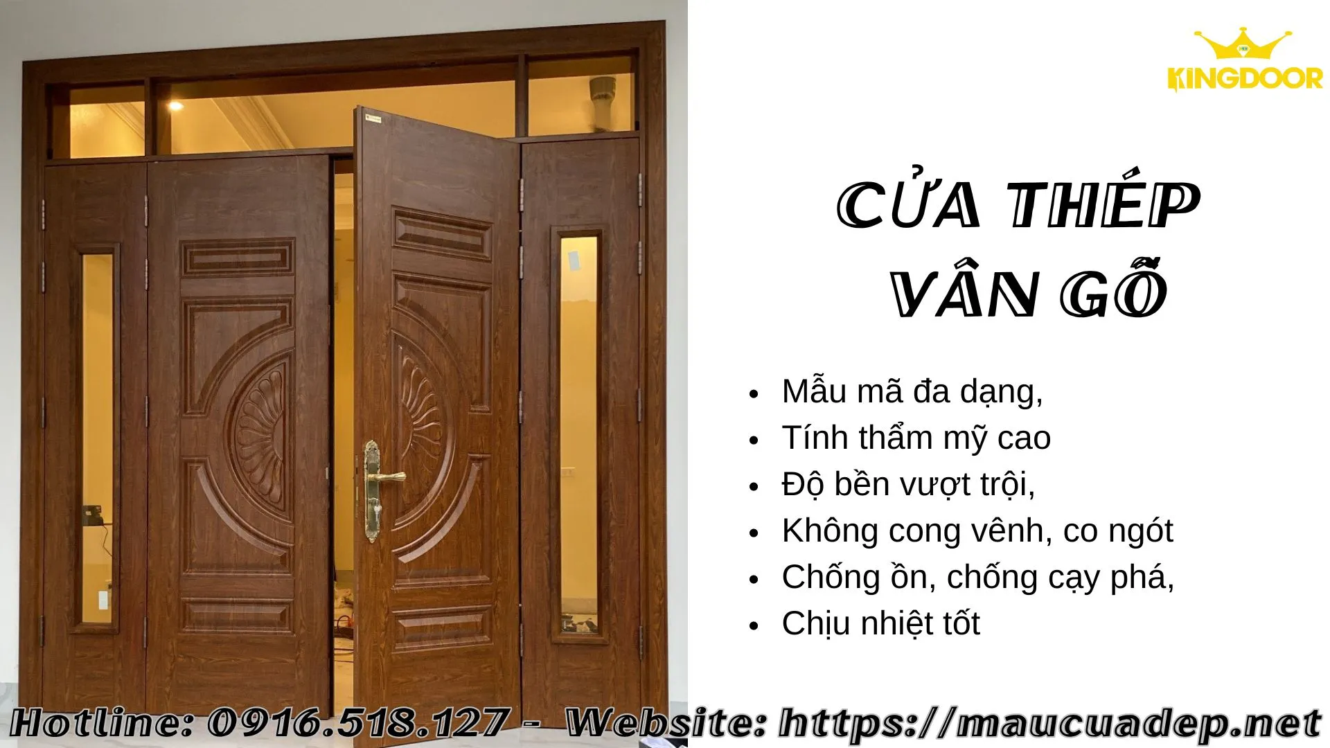 Báo giá cửa thép vân gỗ tại Tân Uyên