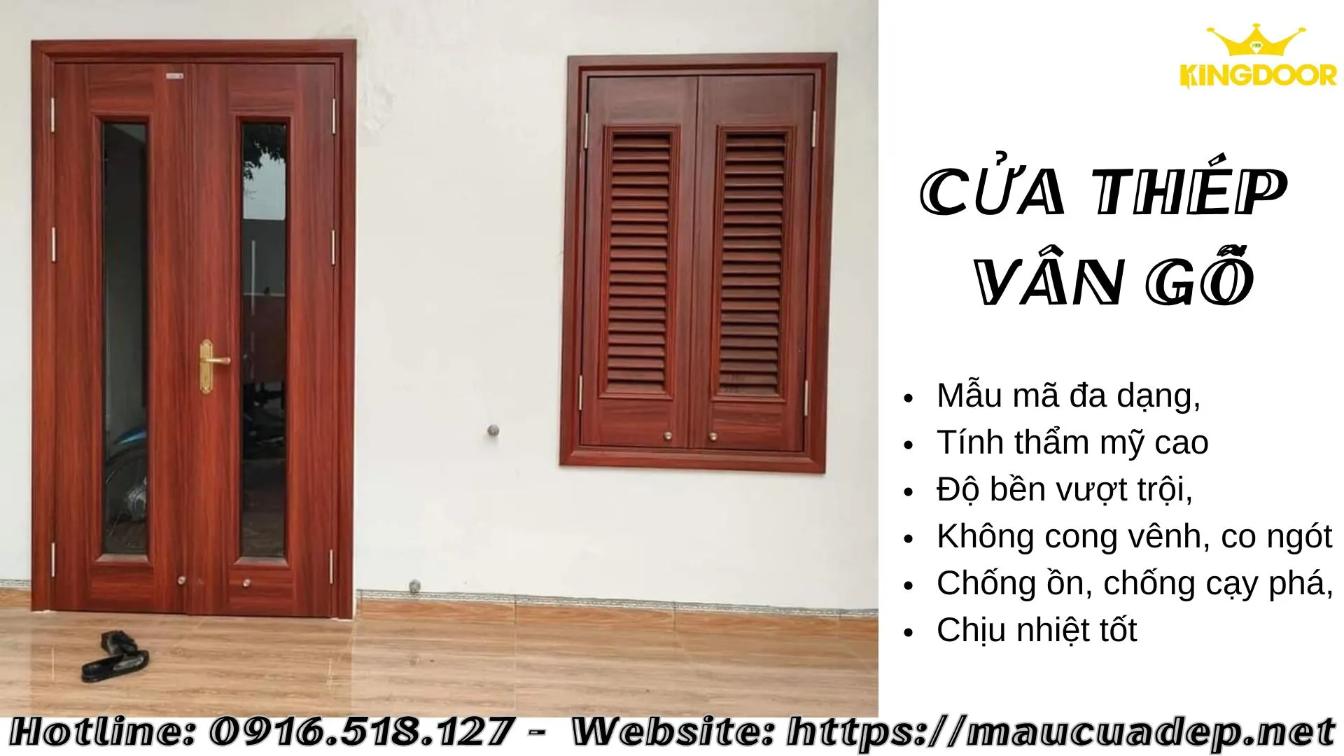 Báo giá cửa thép vân gỗ tại Tân Uyên