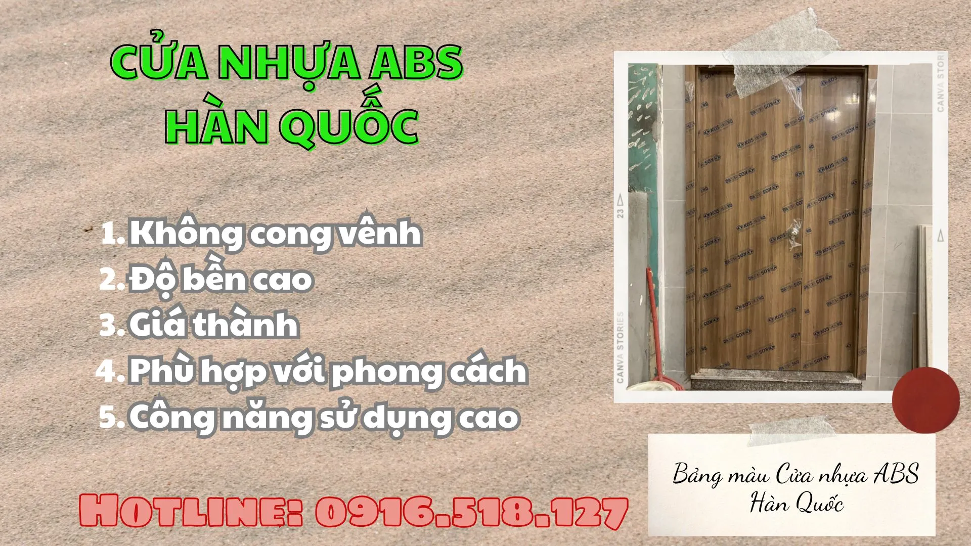 Báo giá cửa nhựa ABS tại Bạc Liêu