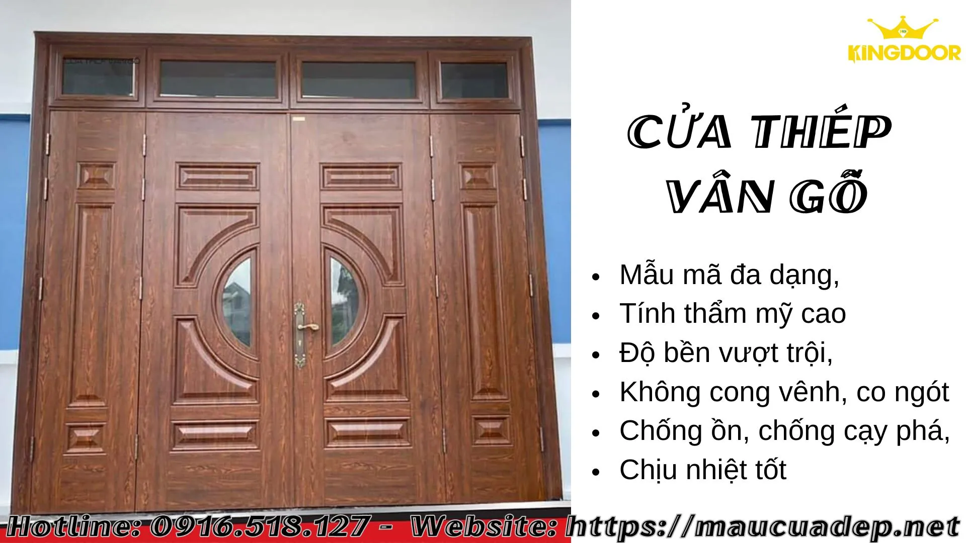 Báo giá cửa thép vân gỗ tại Tân Uyên