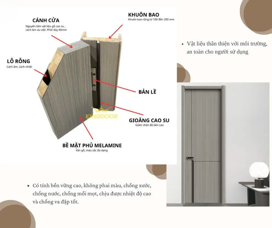 Báo giá cửa gỗ carbon tại Bạc Liêu