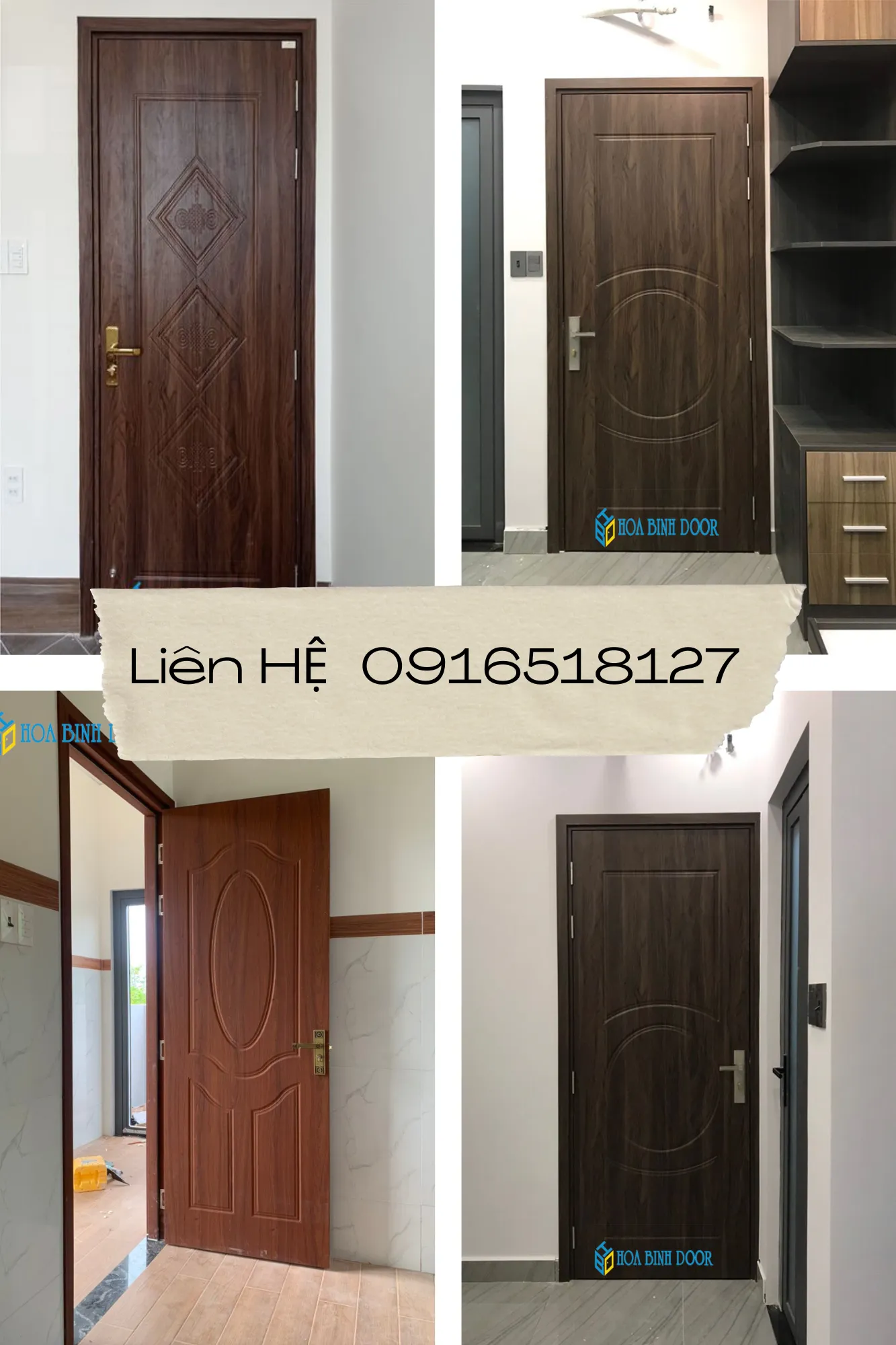 Cửa nhựa composite tại Cần Giờ