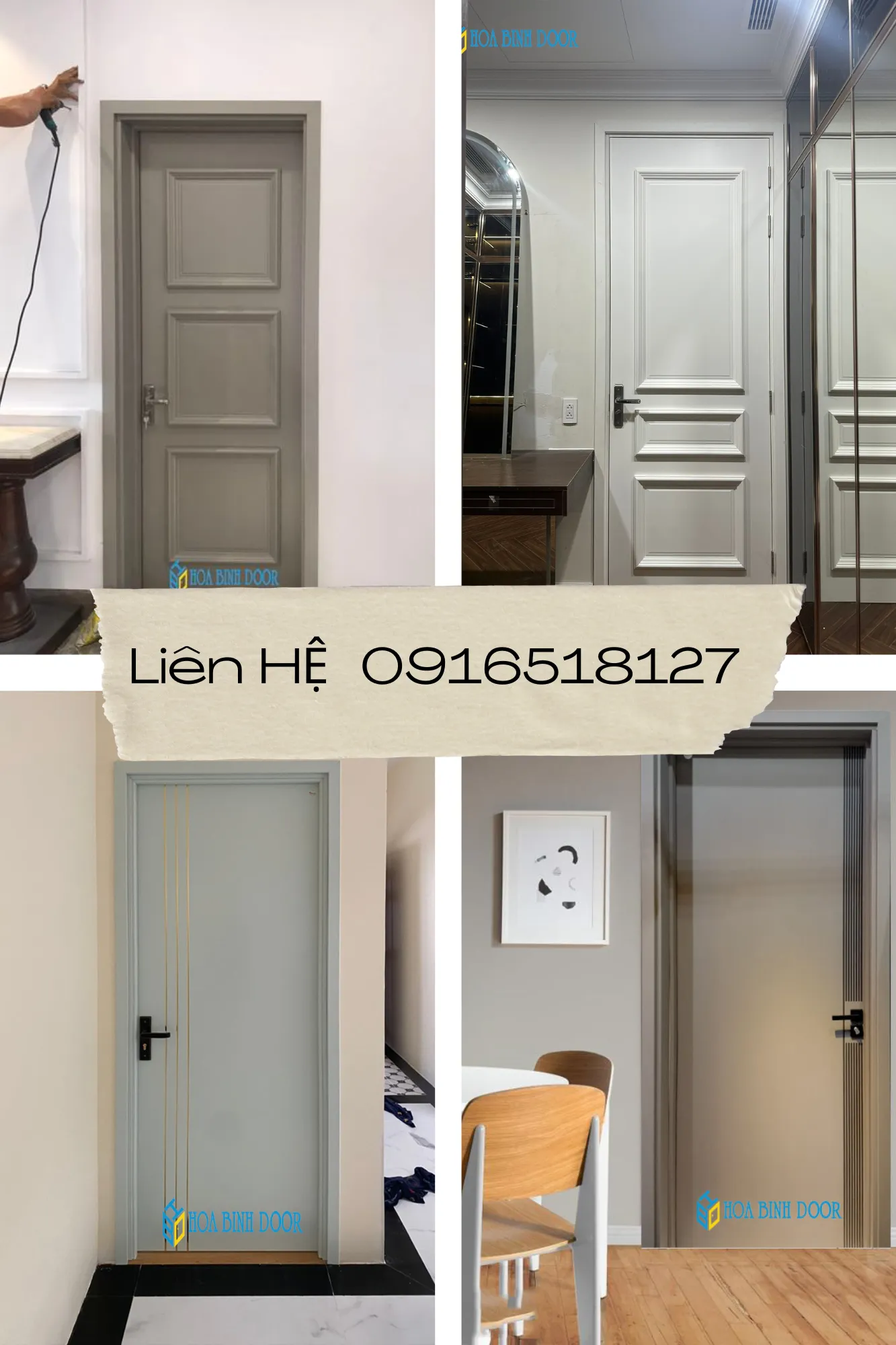 Cửa nhựa composite tại Tân Bình